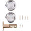 Quincaillerie de serrure de porte ronde-15651923