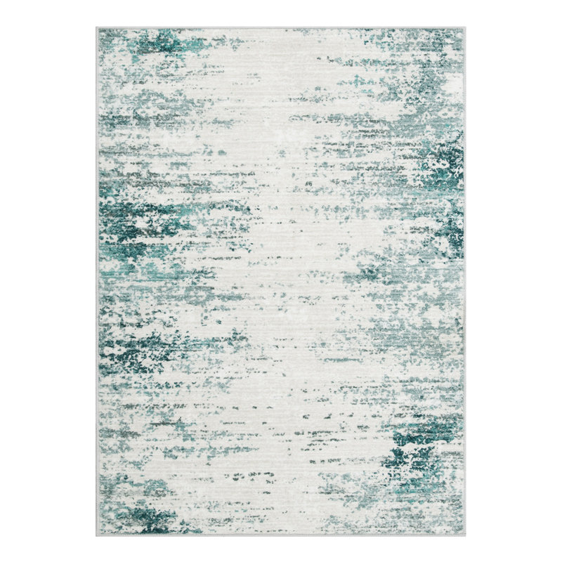 Tapis de sol antidérapant et lavable Kayo, Rectangle 5 pi x 7 pi