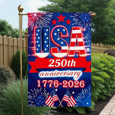 Décoration de fête drapeau des États-Unis, 250e anniversaire, 30 po x 45 cm