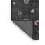 Tapis contemporain noir / rouge-2070281649