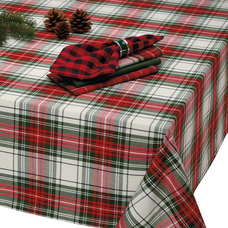 Varnum Plaid Tablecloth, 52" L x 52" W