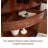 78.74" Brown Corner Solid Wood Wine Cabinets & Curio Cabinets