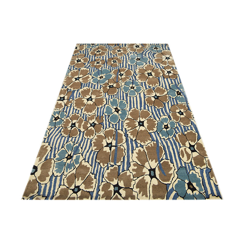 Floral Hand Woven Area Rug, Rectangle 153 x 244cm