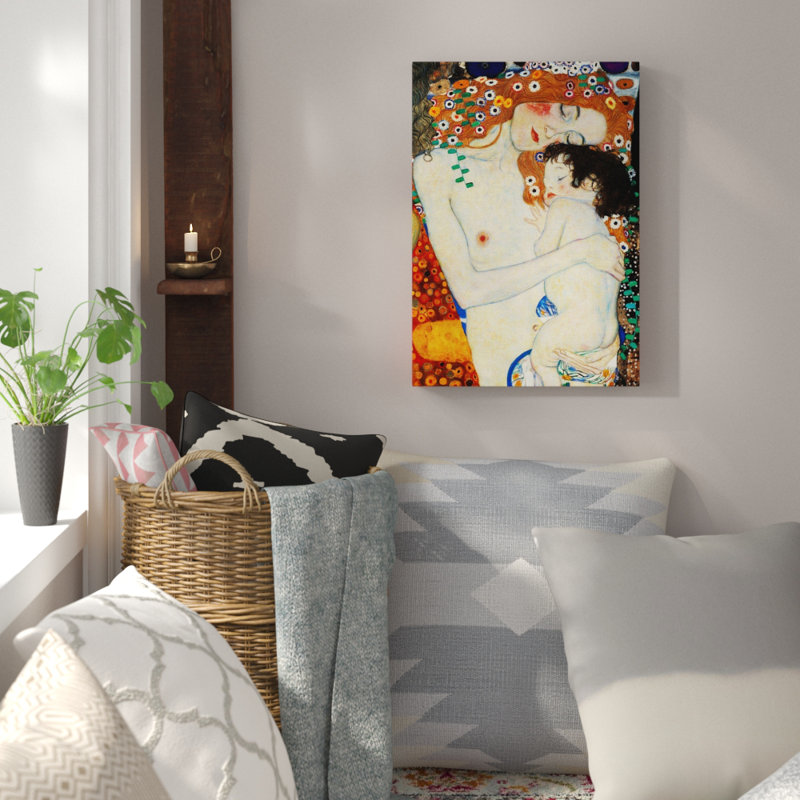 Gustav Klimt - Wrapped Canvas Painting, 100cm H x 70cm W