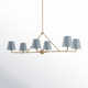 Kinston 6 Light Metal Dimmable Chandelier