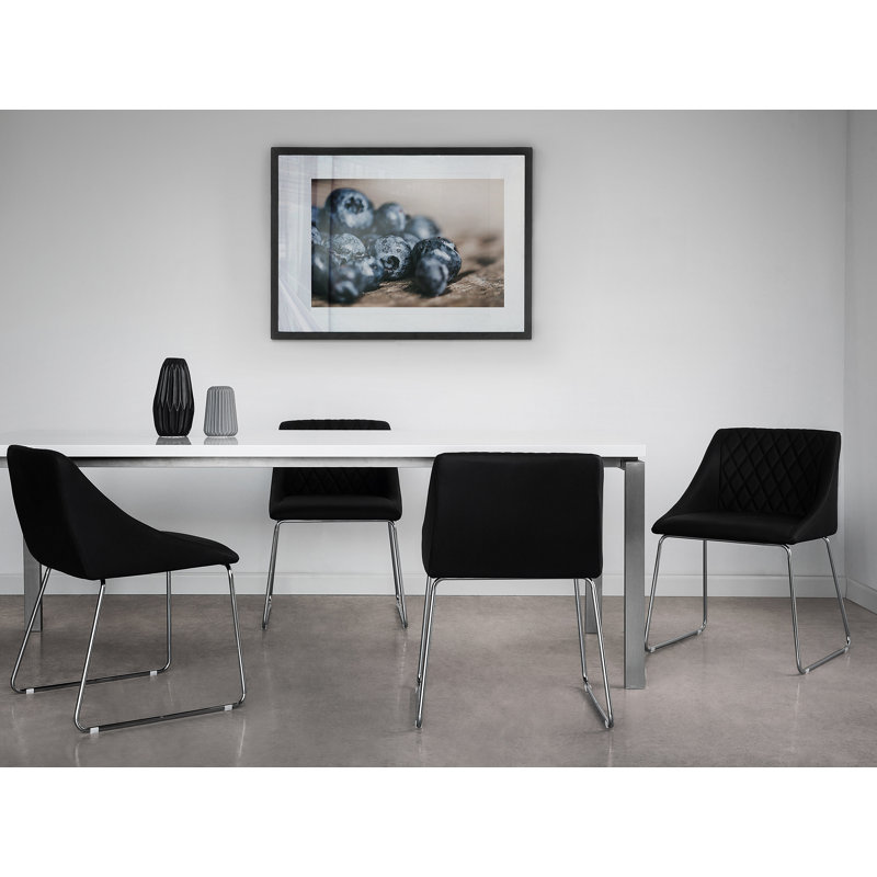 Kirkhill Upholstered Dining Chair, Black