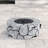 40000 Outdoor Fire Pit - 8H Fuel Burning, Fiber Reinforced Concrete, Stainless Steel Burning Part, Propane & Natural Gas, Gray Modern Burn Time, Zone, Propane/Natural Appearance