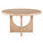 54" Solid Oak Pedestal Dining Set