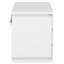 Haeli 50cm W Stainless Steel Bedside Table