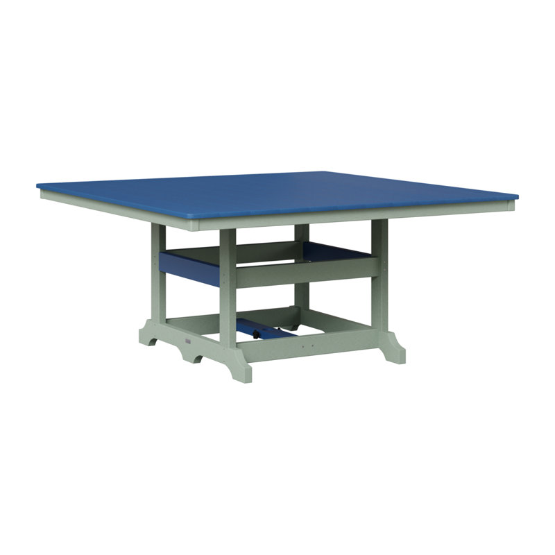 Table de salle à manger Berlin Classic, Écume de mer, écume de mer, Bleu pacifique