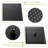 Wall Mounted Shower Arrangement With Waterfall Tub Spout - Oil Rubber Bronze 3 Function Rainfall & Handheld Valve Easy Installation And Cleanliness Protocol Attachment 10 Inch Square Head -Balanced