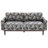 Spacious Green Polyester Loveseat Sofa For Modern Living Room