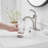 Single-Hole Single-handle Bathroom Faucet with Drain Assembly-95166392