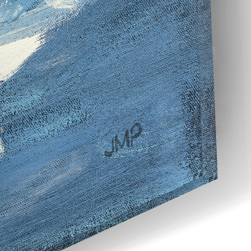  «Summer Regatta 3 Stripes» par Julia Purinton, art mural en verre acrylique, 16 po x 24 po, H 16 po x l 12 po x P 0,13 po