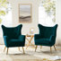 Avianna 29.25'' Wide Tufted Velvet Wingback Chair