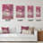 Pink Forest - Landscapes  Metal Wall Clock-121380385