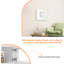 Meuble mural standard HOMEIBRO Cozy Design, 53 cm (L) x 30,5 cm (P) x 30,5 cm (H), en contreplaqué blanc Shaker, sans vitre, prêt à assembler.-442816242-442889279
