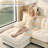 107.8" Chenille Modular Sectional Cloud Couch With Ottoman-1438454313