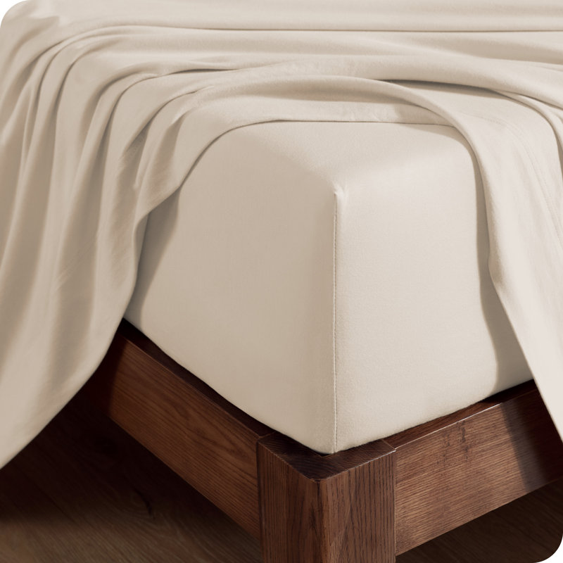 Twin Sand Organic Cotton Jersey Sheet Set
