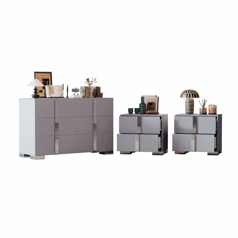 Elegant Storage Solutions MDF Chambre à coucher et salon modernes