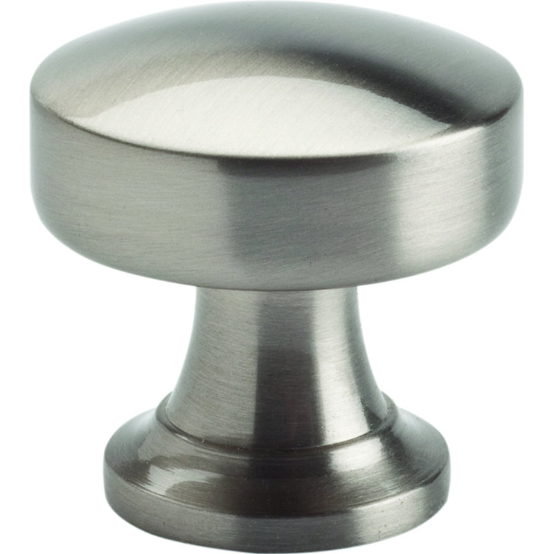 Browning 1 1/4" Diameter Round Knob, Brushed Nickel