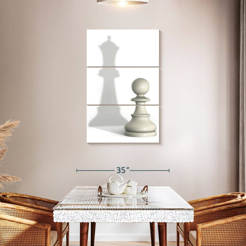 Senne Queen Pawn Shadow, 45" H x 28" W