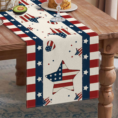 Chemin de table rectangulaire en polyester