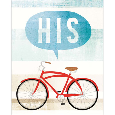 «Beach cruiser His II» par Michael Mullan, art mural sur toile