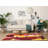 Mehcad Handmade Rug Magenta And Yellow-396427938