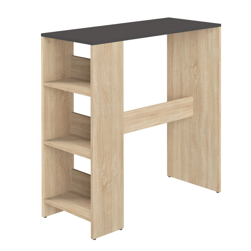 Grissom Dining Table, Black, Oak