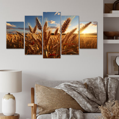 «Harvest Meadow Horizon III», ensemble d'art mural prairie