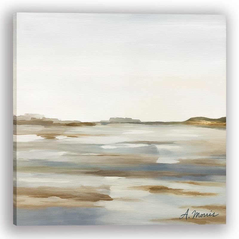 «Coastal Tranquility» par A. Morris - Art mural sur toile tendue, H 40 po x l 40 po