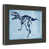 Black Woodgrain Flat Framed