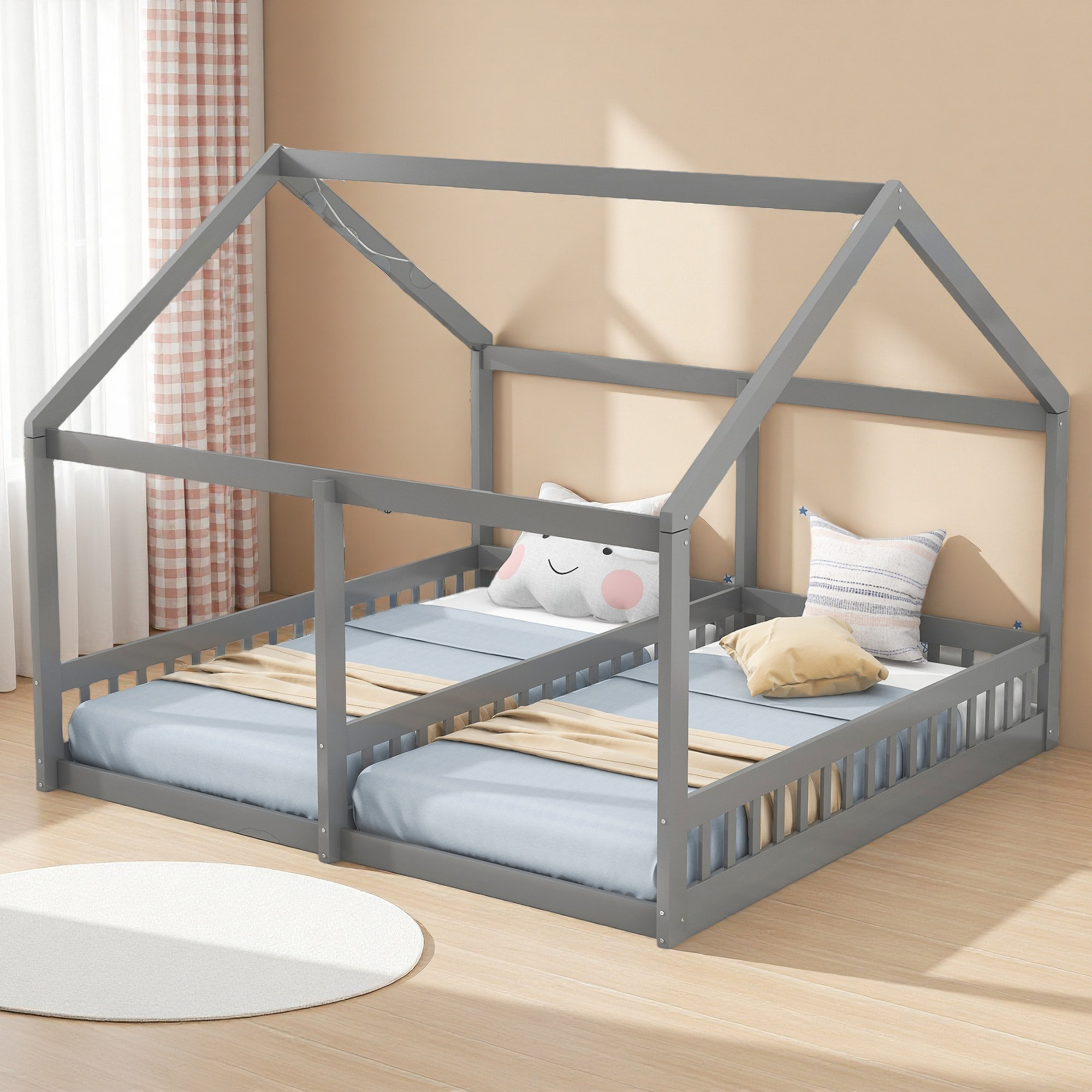 Best HD Pictures about  Twin Size House Platform Bed  with No AI Images