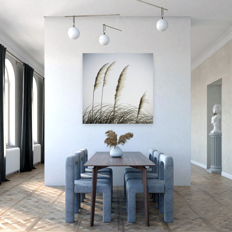 Spirit Dance I, minimaliste serein, paysage abstrait, art mural, 48" H x 48" W