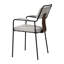Chaise de salle à manger Couva (ensemble de 2) en tweed gris