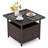 Mercedes Square Outdoor Side Table Yes , 22 " W 22 " D