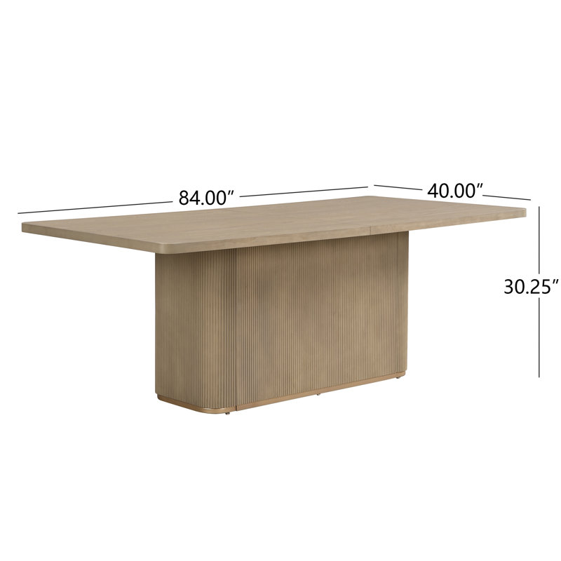 Imala 7-Piece Mid-Century Modern Dining Set