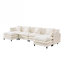 Canapé modulaire en U 140,9 po-453198986