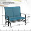 Banc d'extérieur en métal coulissant Aderonke