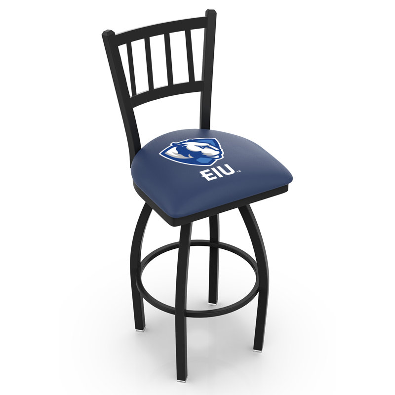 NCAA Swivel 25" Counter Stool, Eastern Illinois Panthers, 25" Height