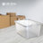 Life Story 55 Quart Stackable Storage Bin, Light Duty Container, Clear, 12 Pack-62439054-62449662