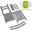  Chaise berçante d'extérieur en PEHD Abrahms-1479283345
