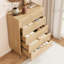 Commode 5 tiroirs Rattan