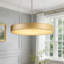 Lustre moderne en résine d'aspect pierre albâtre-7505583
