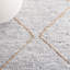 Imauri Vintage Leather Hand Woven Leather/Jute/Cotton Geometric Rug in Light Grey/Natural-748603482