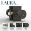 Ensemble de 2 poignées de porte Mega Handles Laura - bouton de porte intérieur pour chambre et salle de bain-132779822-136426176-136426183
