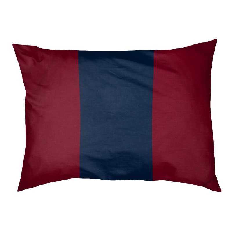 Coussin Designer, Moyen (L 30 po x l 40 po), Rouge / bleu nuit polaire