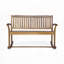 Causeuse d'extérieur en bois d'acacia-452969836