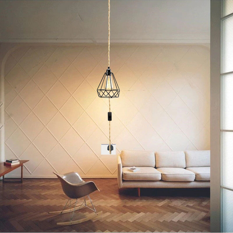 Kuhnhenn 1 - Light Black Geometric Pendant, Yes